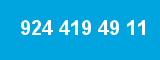 924 419 49 11 924 419 49 11